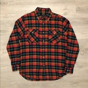 Obey long sleeve flannel. NWOT